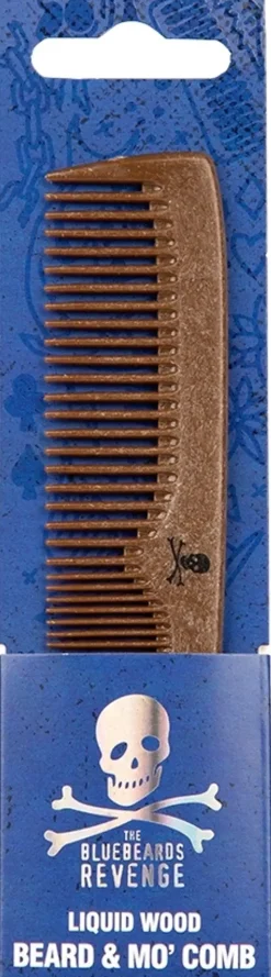 The Bluebeards Revenge Liquid Wood Beard & Mo´Comb parta & viiksikampa