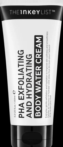 The Inkey List PHA Exfoliating Body Water Cream vartalovoide 150 ml