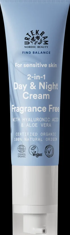 URTEKRAM Fragrance Free Hellävarainen Kasvovoide 50ml