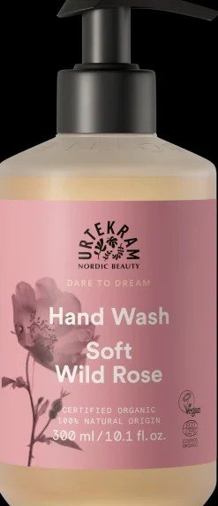 Urtekram Soft Wild Rose Nestesaippua 300ml