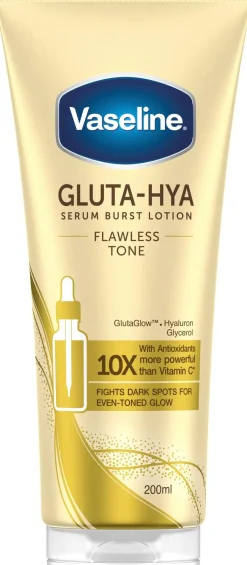 Vaseline Gluta-Hya Flawless Glow Serum Burst Lotion 200 ml