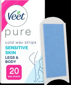 Veet Pure Kylmävahaliuskat Jalat Herkkä iho 20kpl