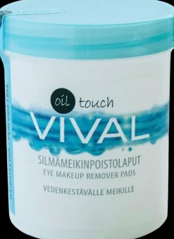 Vival 100kpl Oil Touch Silmämeikinpoistolaput vedenkestävälle meikille