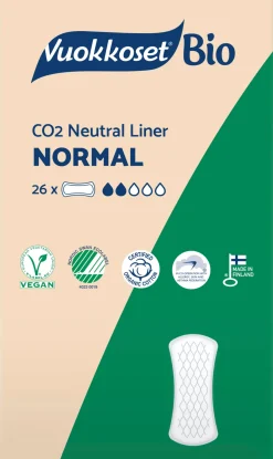 Vuokkoset Bio Normal pikkuhousunsuoja 26 kpl