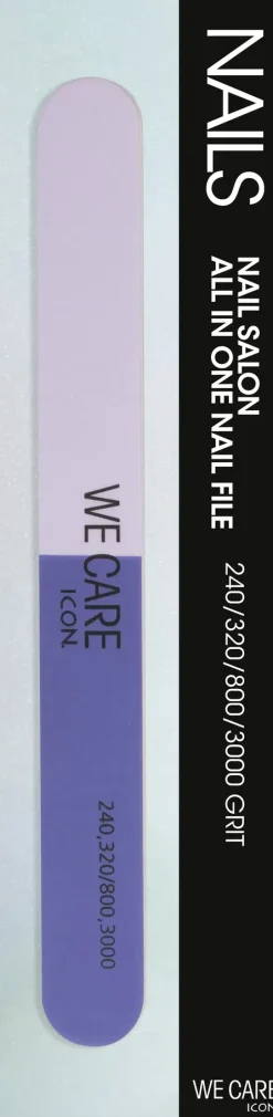 WE CARE ICON. All in 1 Nail File120/180/240/320 grit kynsiviila