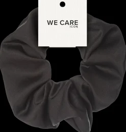 WE CARE ICON. hiuslenkki iso donitsi, musta
