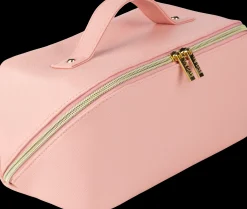 WE CARE ICON. kahvallinen kosmetiikkalaukku, koralli