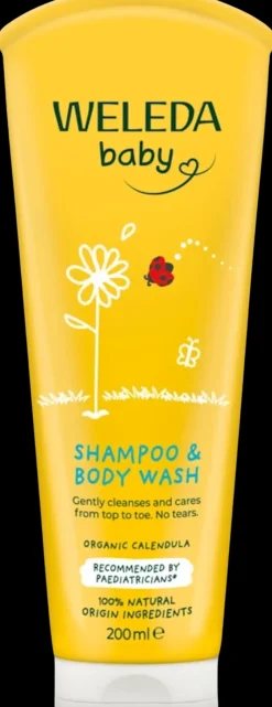 Weleda Kehäkukka Baby Shampoo & Suihkusaippua 200ml