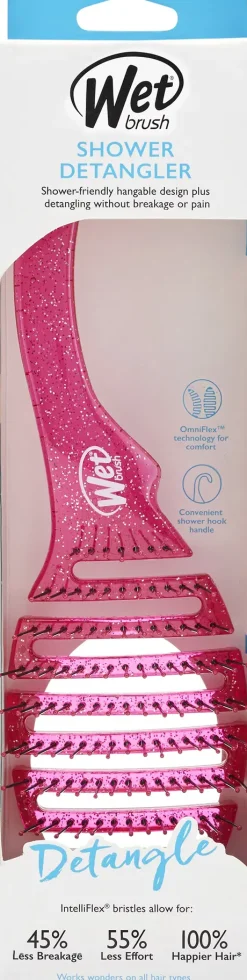 Wet Brush Shower Detangler suihkuharja, pinkki