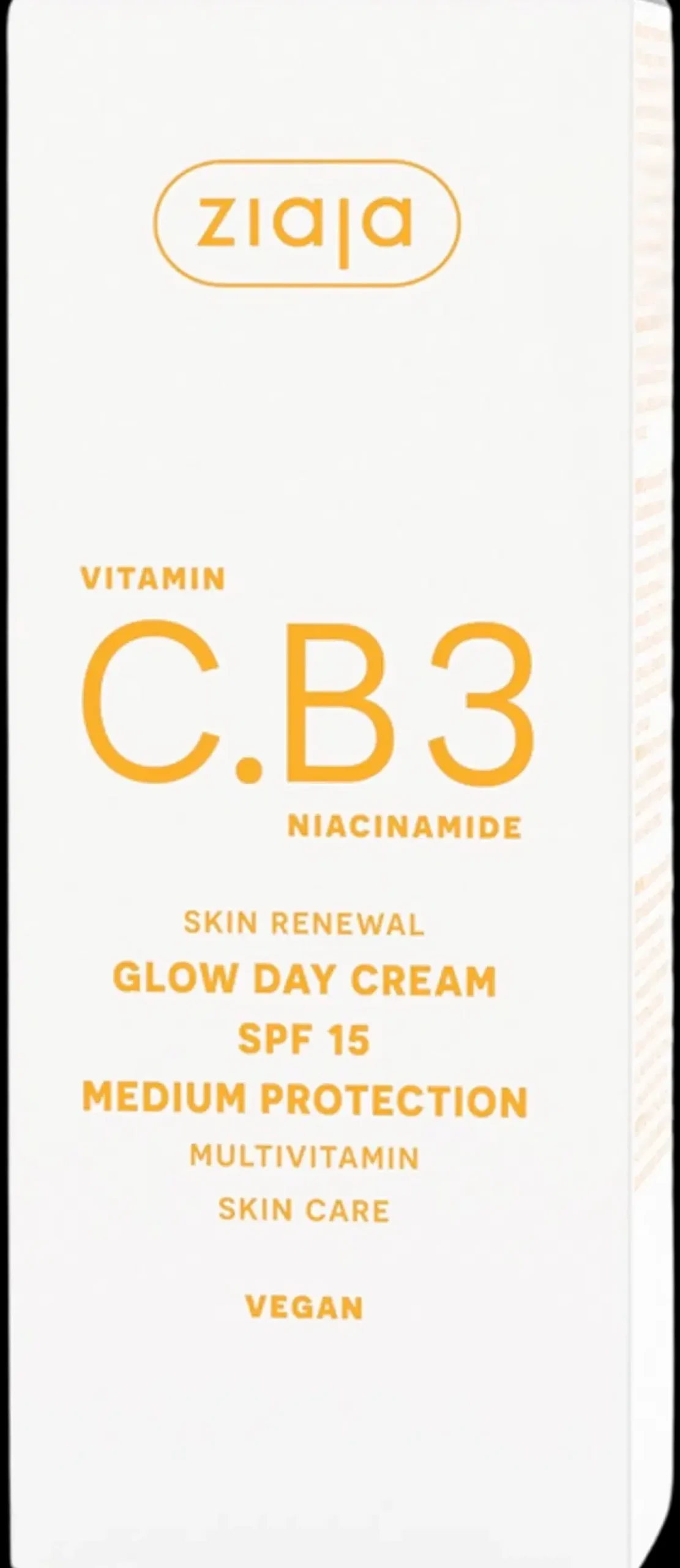Ziaja C.B3-vitamiini Glow SPF 15 päivävoide 50 ml