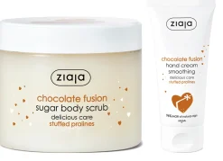Ziaja suklaa vartalokuorinta 300ml + käsivoide 50ml